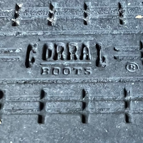 CORRAL Leather Rose & Cross Western Boots Cowgirl Women’s Size 7 FAST SHIPPING - Picture 12 of 14